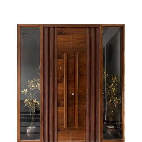 Special Walnut fiberglass Door